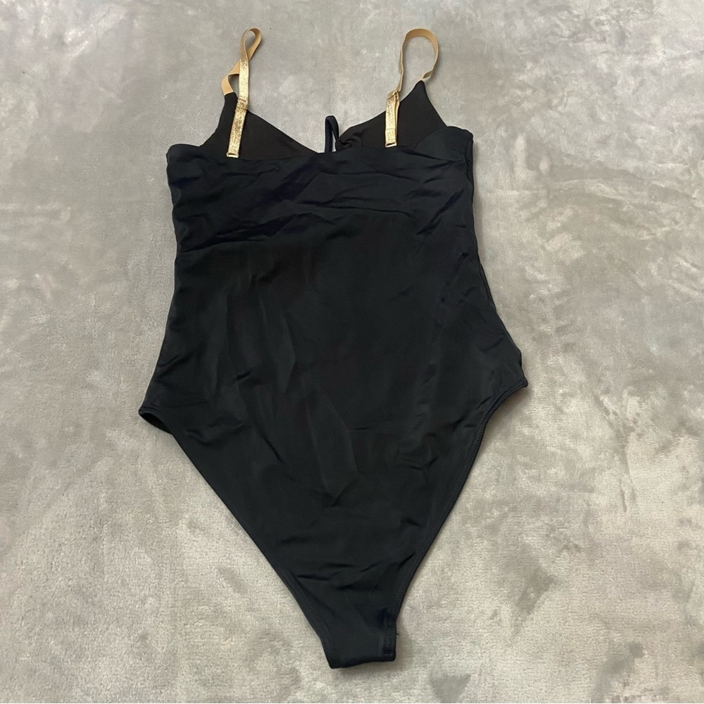 Beach Riot Black One-Piece Swimsuit with Front Cutouts - Picture 7 of 8